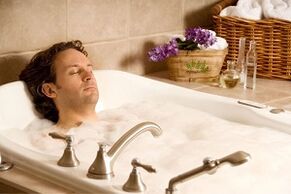 taking a shower to increase potency