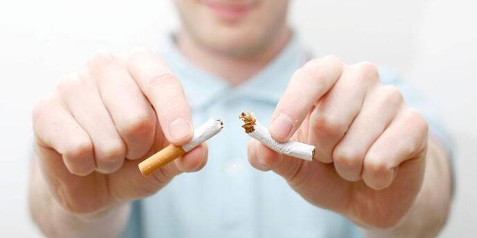 Quitting smoking will help restore strength