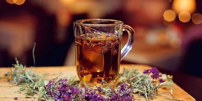 Thyme decoction for strength in men